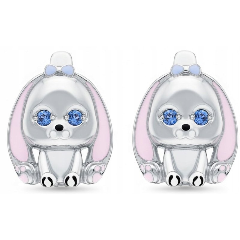 Srebrne kolczyki dla dziewczynki króliczki srebro 925 angielskie