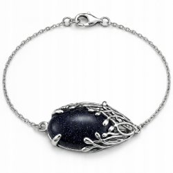 Bransoletka damska srebrna Noc Kairu srebro próba 925