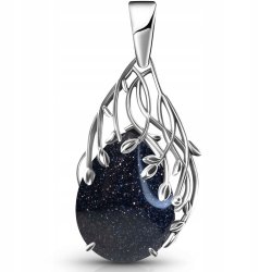 Naszyjnik damski łańcuszek wisiorek zawieszka Noc Kairu srebro 925