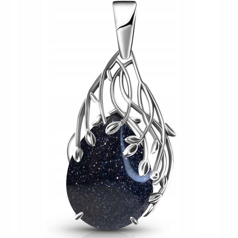 Naszyjnik damski łańcuszek wisiorek zawieszka Noc Kairu srebro 925