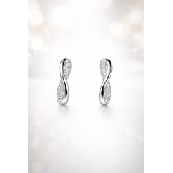 Piękne kolczyki srebrne 925 angielskie dla niej