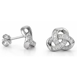 Kolczyki srebrne wkrętki sztyfty damskie srebro próba 925 dla kobiety