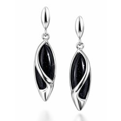 Piękne kolczyki srebrne noc Kairu kolczyki sztyfty wkrętki srebro próba 925