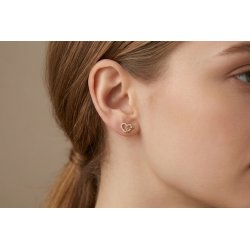 Srebrne kolczyki damskie wkrętki sztyfty srebro 925 pozłacane oryginalne