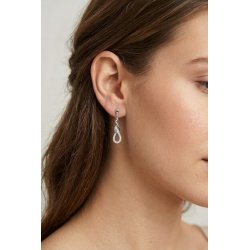 Piękne kolczyki srebrne wiszące srebro próba 925 kolczyki wkrętki sztyfty