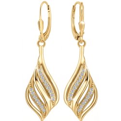 Srebrne kolczyki wiszące kolczyki srebro próba 925 pozłacane oryginalne