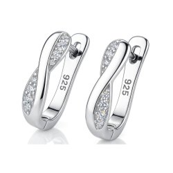 Piękne kolczyki srebrne 925 angielskie dla niej