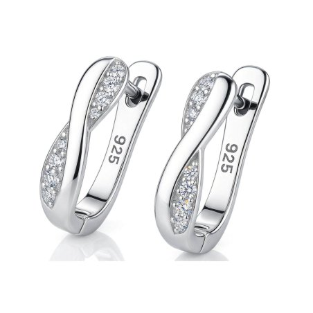 Piękne kolczyki srebrne 925 angielskie dla niej