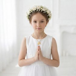 Naszyjnik srebrny krzyżyk medalik srebro 925 pozłacane