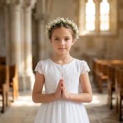 Naszyjnik srebrny damski łańcuszek z krzyżykiem i medalikiem srebro pozłacane 925