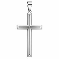 Srebrny męski duży krzyż krzyżyk wisiorek zawieszka srebro próba 925