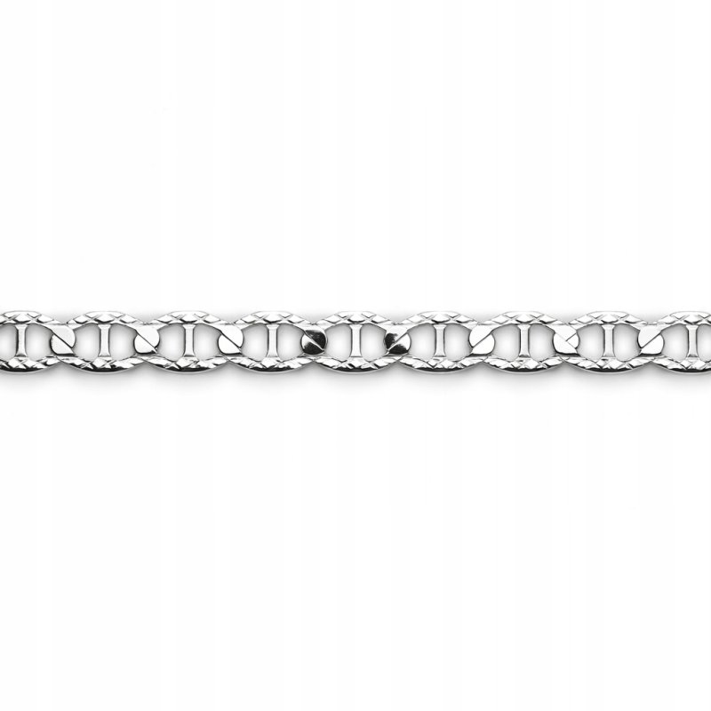 Łańcuszek naszyjnik damski pancerka gucci 45 cm srebro próba 925