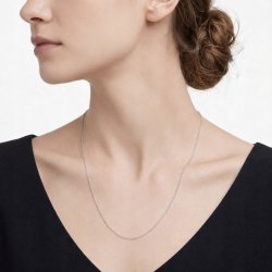 Naszyjnik łańcuszek damski splot ankier 50 cm srebro próba 925
