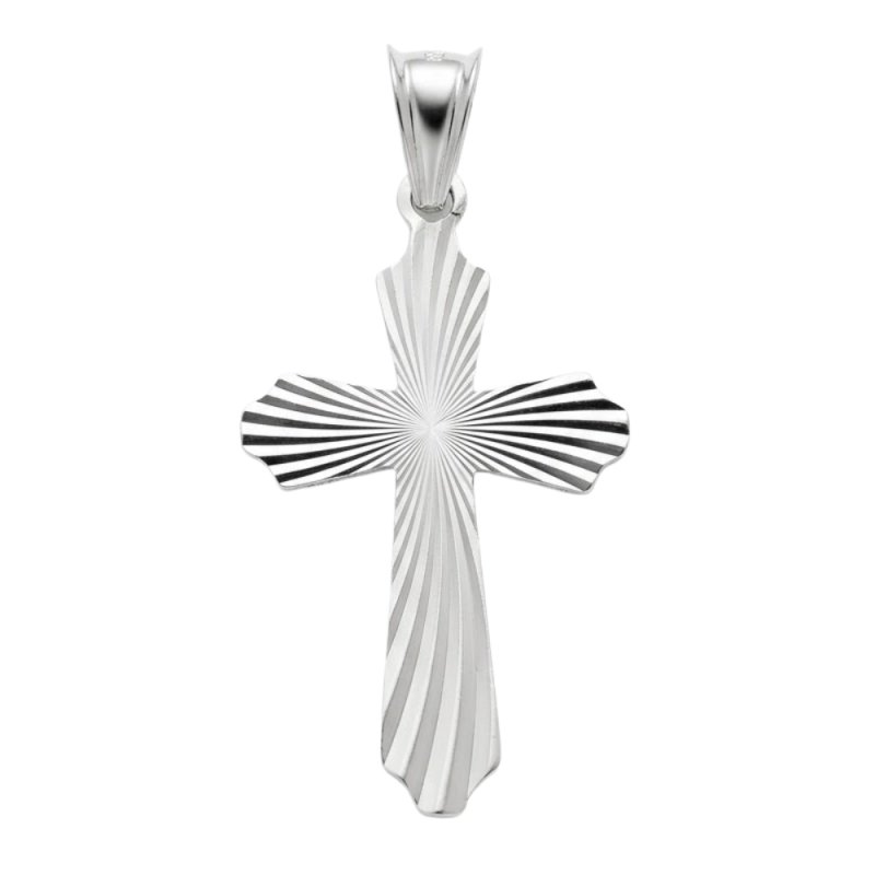 Naszyjnik srebrny łańcuszek krzyż krzyżyk komunia chrzest srebro próba 925