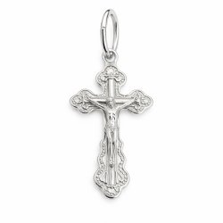 Naszyjnik srebrny krzyż komunia chrzest srebro 925 prezent