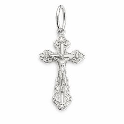 Naszyjnik srebrny krzyż komunia chrzest srebro 925