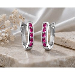 Piękne kolczyki srebrne 925 dla dziecka angielskie