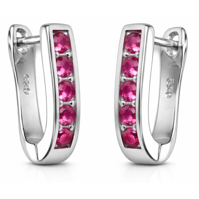 Piękne kolczyki srebrne 925 dla dziecka angielskie