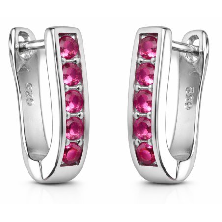 Piękne kolczyki srebrne 925 dla dziecka angielskie