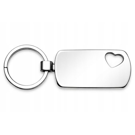Brelok stal chirurgiczna serce na Walentynki na Prezent Upominek GRAWER