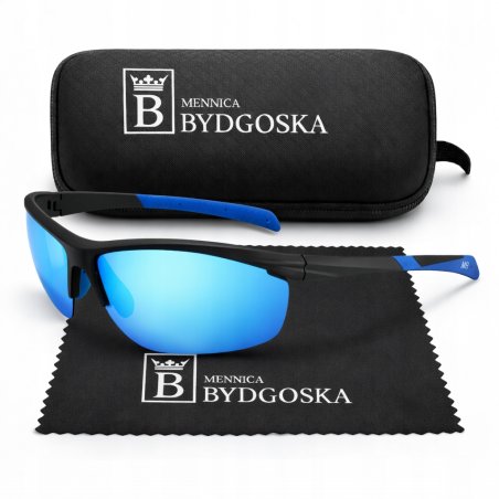 Okulary męskie przeciwsłoneczne młodzieżowe sportowe UV400 polaryzacyjne