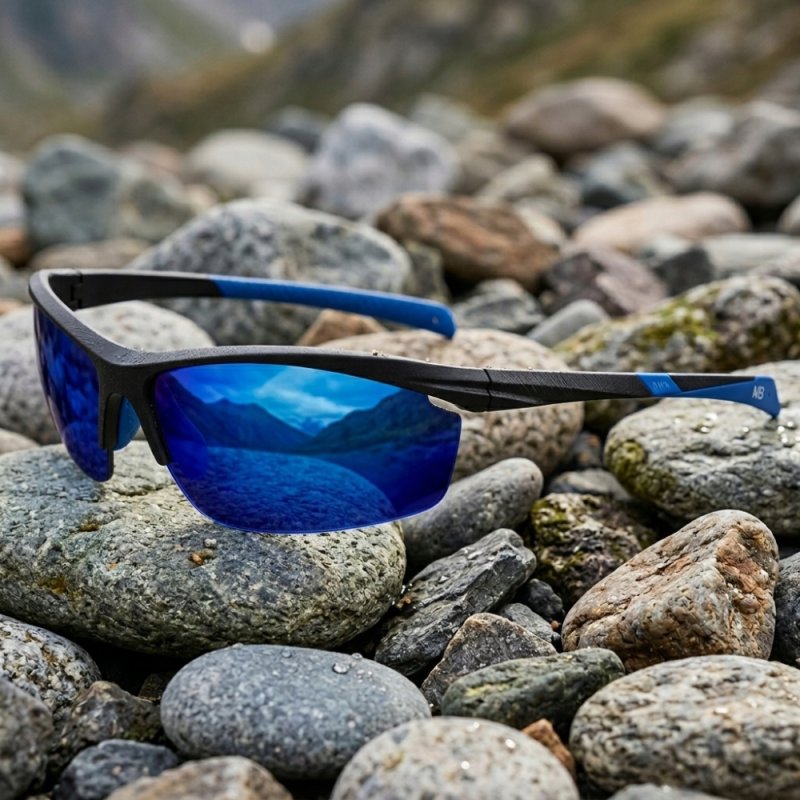 Okulary męskie przeciwsłoneczne młodzieżowe sportowe UV400 polaryzacyjne