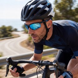 Okulary męskie przeciwsłoneczne młodzieżowe sportowe UV400 polaryzacyjne