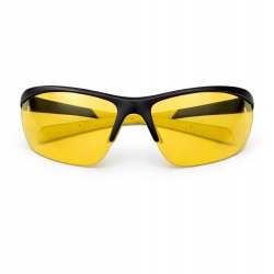 Okulary damskie męskie młodzieżowe sportowe UV400 polaryzacyjne żółte