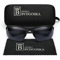 Okulary przeciwsłoneczne męskie młodzieżowe rowerowe UV400 polaryzacyjne