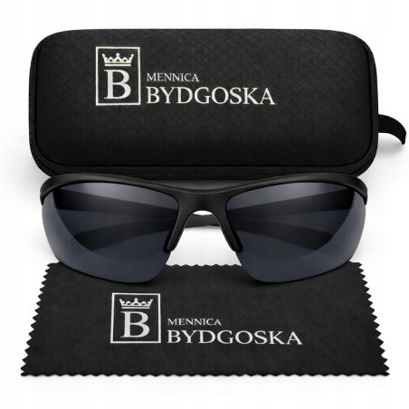 Okulary przeciwsłoneczne męskie młodzieżowe rowerowe UV400 polaryzacyjne