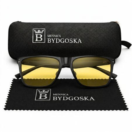 Okulary męskie do komputera blokujące światło niebieskie filtr UV400