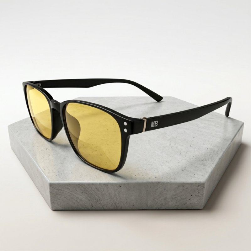 Okulary męskie do komputera blokujące światło niebieskie filtr UV400