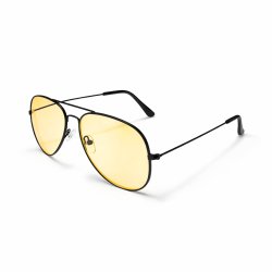 Okulary męskie do komputera blokujące światło niebieskie UV400 pilotki