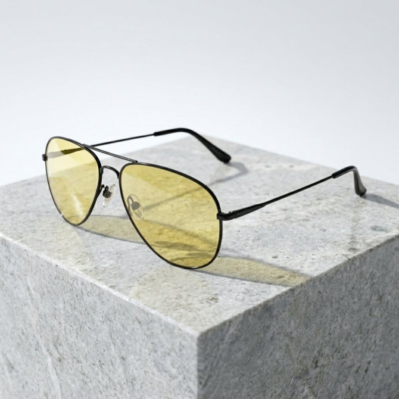 Okulary męskie do komputera blokujące światło niebieskie UV400 pilotki