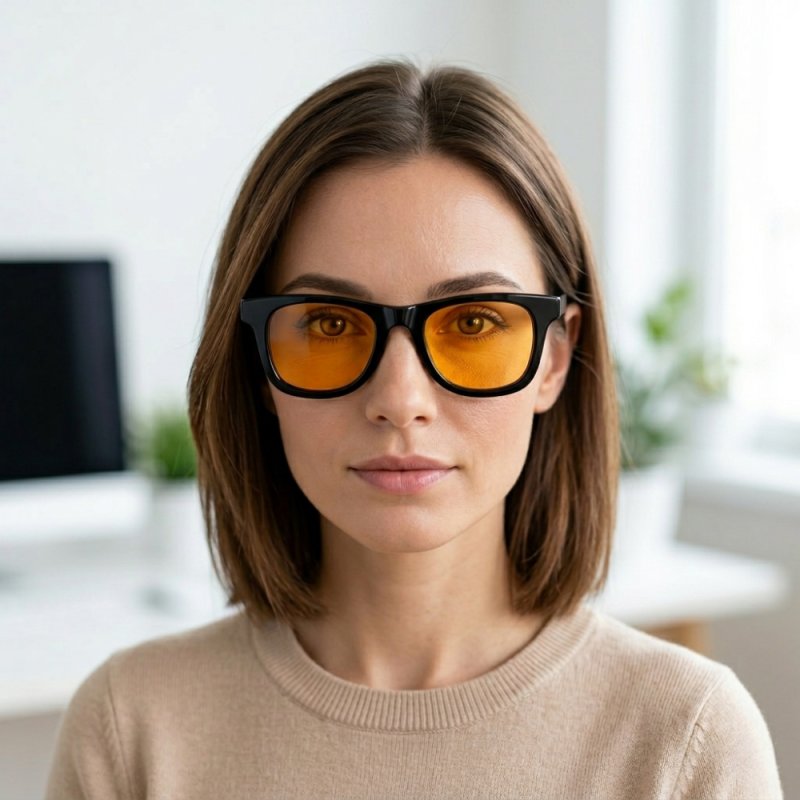 Okulary damskie do komputera blokujące światło niebieskie UV400 kocie