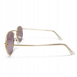 Okulary przeciwsłoneczne damskie polaryzacyjne pilotki różowe UV400 markowe