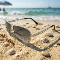 Okulary przeciwsłoneczne męskie polaryzacyjne pilotki UV400 oryginalne