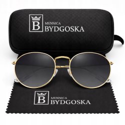 Okulary przeciwsłoneczne polaryzacyjne damskie młodzieżowe lenonki UV400