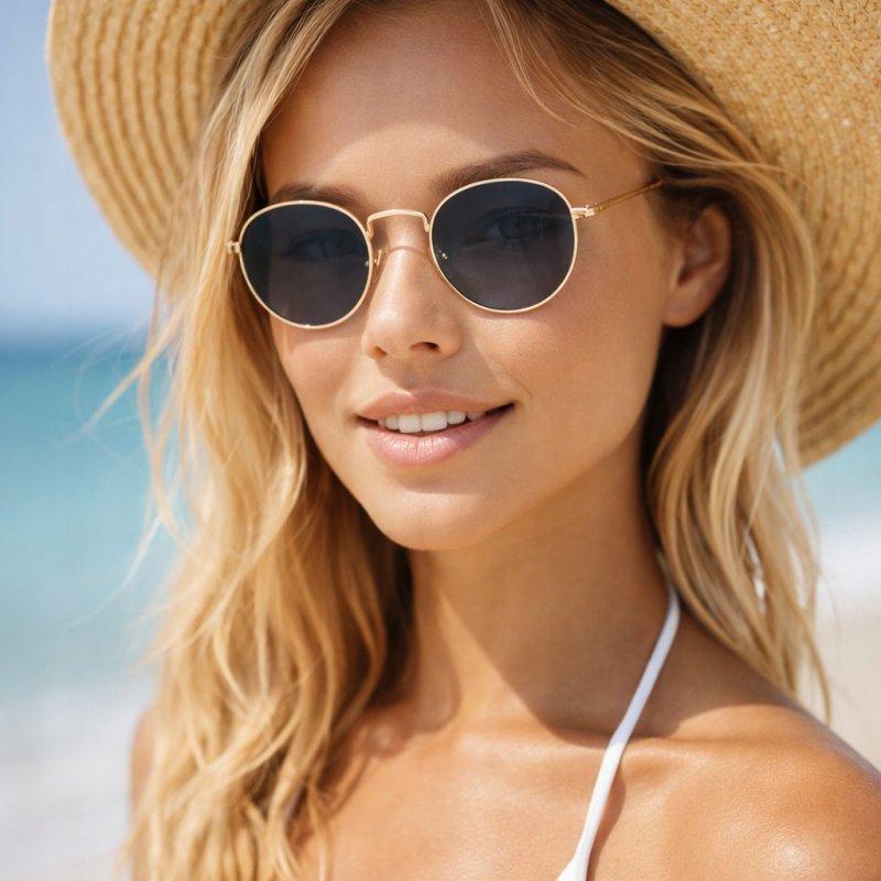 Okulary przeciwsłoneczne polaryzacyjne damskie młodzieżowe lenonki UV400