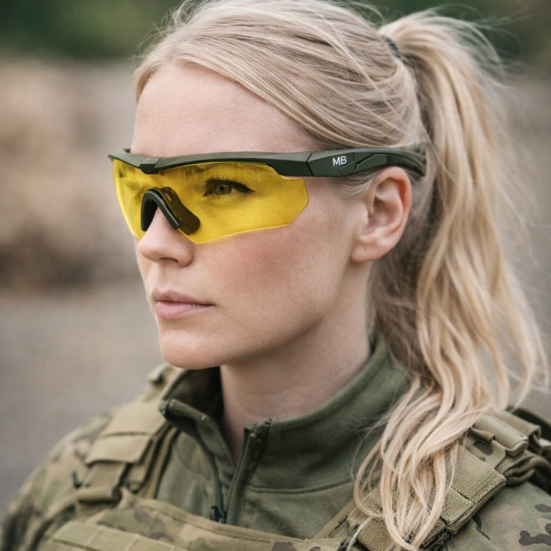 Gogle okulary ochronne taktyczne balistyczne militarne na strzelnicę do ASG
