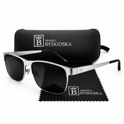 Okulary męskie polaryzacyjne etui markowe oryginalne ochrona UV400