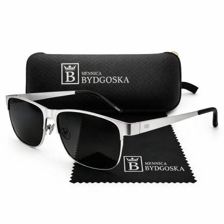 Okulary męskie polaryzacyjne etui markowe oryginalne ochrona UV400