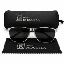 Okulary męskie polaryzacyjne etui markowe oryginalne ochrona UV400