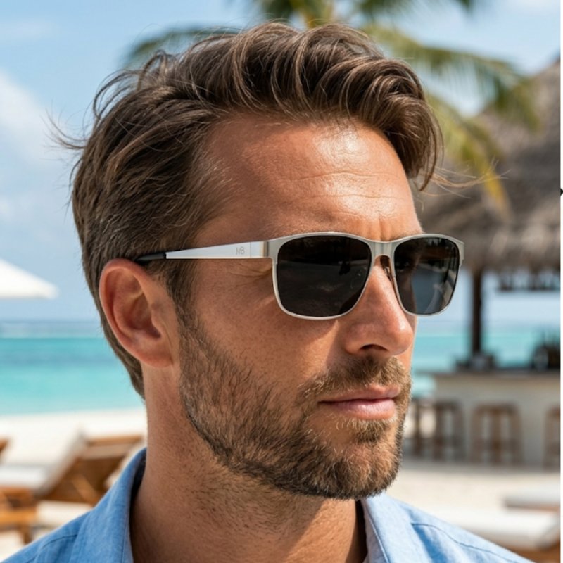 Okulary męskie polaryzacyjne etui markowe oryginalne ochrona UV400