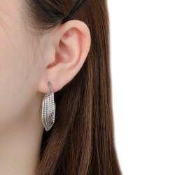 Duże srebrne kolczyki stal chirurgiczna szlachetna antyalergiczna 316L