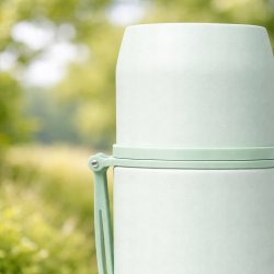 Termos turystyczny kubek próżniowy szczelny stalowy 500 ml miętowy