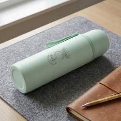 Termos turystyczny kubek próżniowy szczelny stalowy 500 ml miętowy