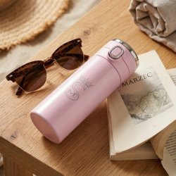 Kubek termiczny termos do kawy herbaty ustnik 400ml wyświetlacz LCD