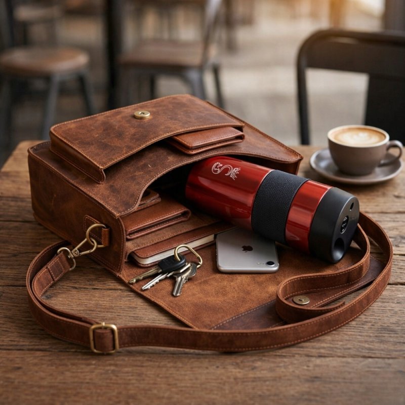 Kubek termiczny termos turystyczny próżniowy szczelny stalowy 450 ml