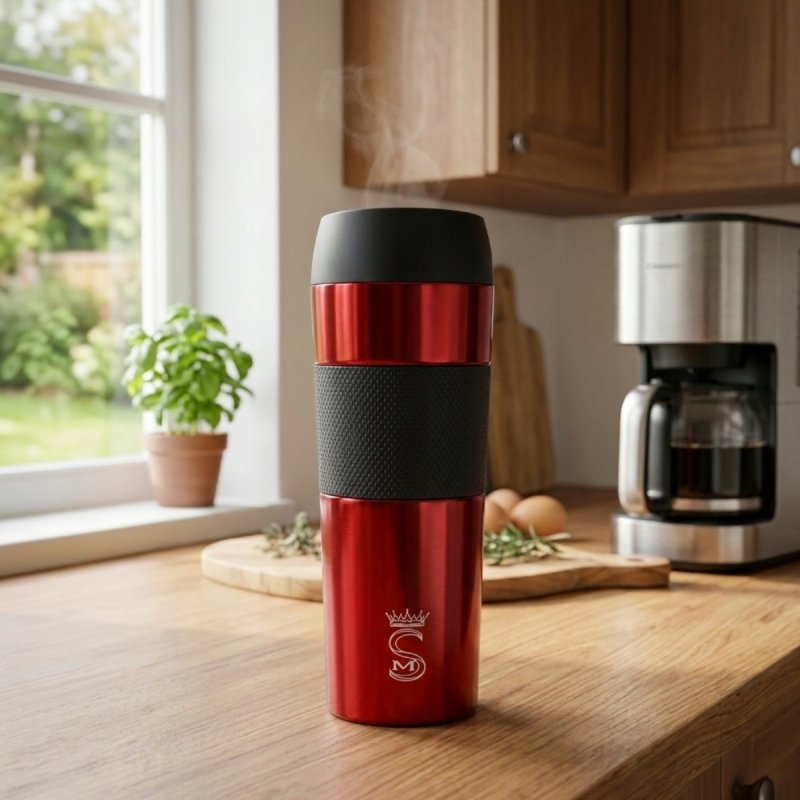 Kubek termiczny termos turystyczny próżniowy szczelny stalowy 450 ml